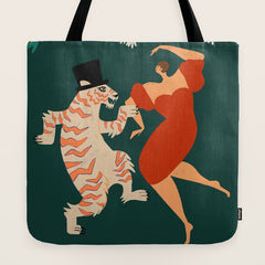 A Date With The Wild Cat Tote Bag