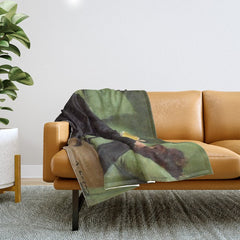A Decadent Girl - Ramon Casas Throw Blanket