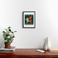 A Date With The Wild Cat Framed Art Print