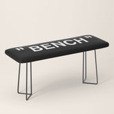 " Art " (Negative) Bench