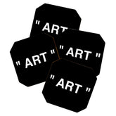" Art " (Negative) Coaster