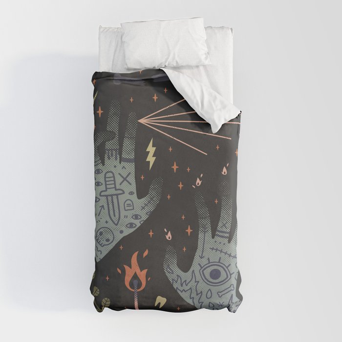 A Curse Upon You! Duvet Cover