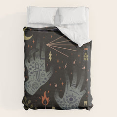 A Curse Upon You! Duvet Cover