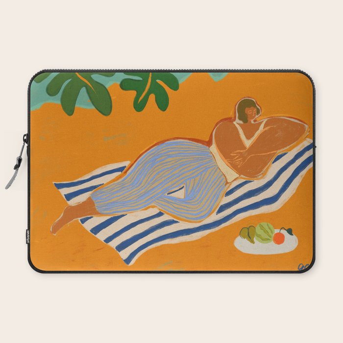 A Day At The Beach Laptop Sleeve