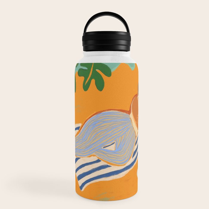 A Day At The Beach Water Bottle