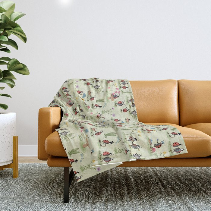 A Ladybug Life Throw Blanket