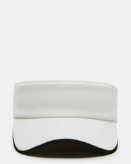 EMBROIDERED VISOR WHITE
