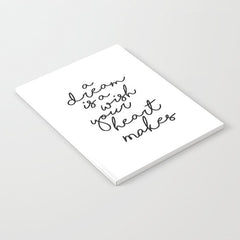 A Dream Is A Wish Your Heart Makes Notebook