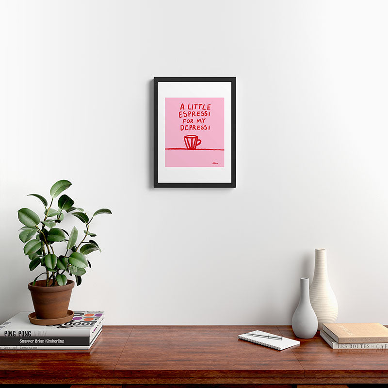 A Little Espressi  Framed Art Print