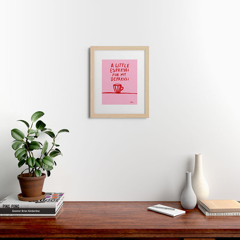 A Little Espressi  Framed Art Print