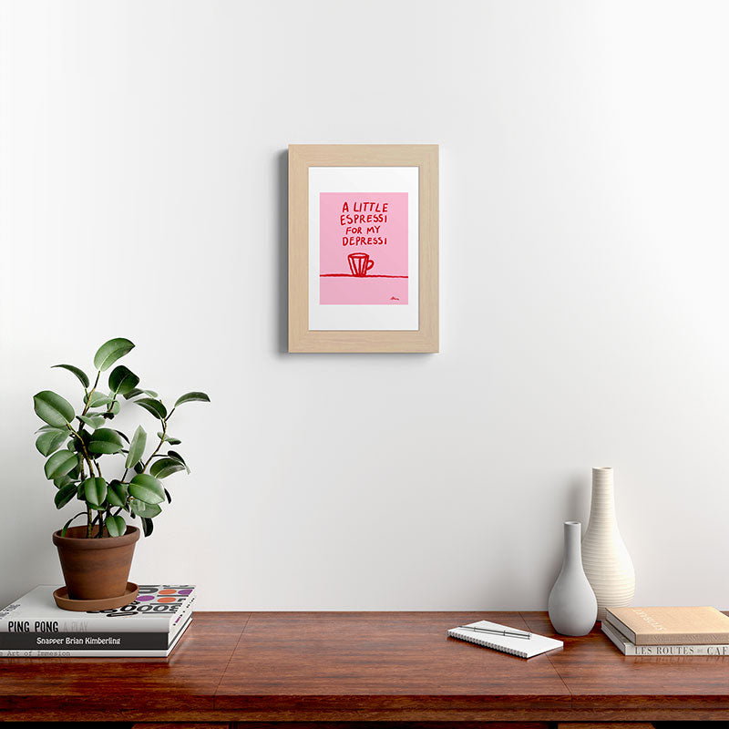 A Little Espressi  Framed Art Print