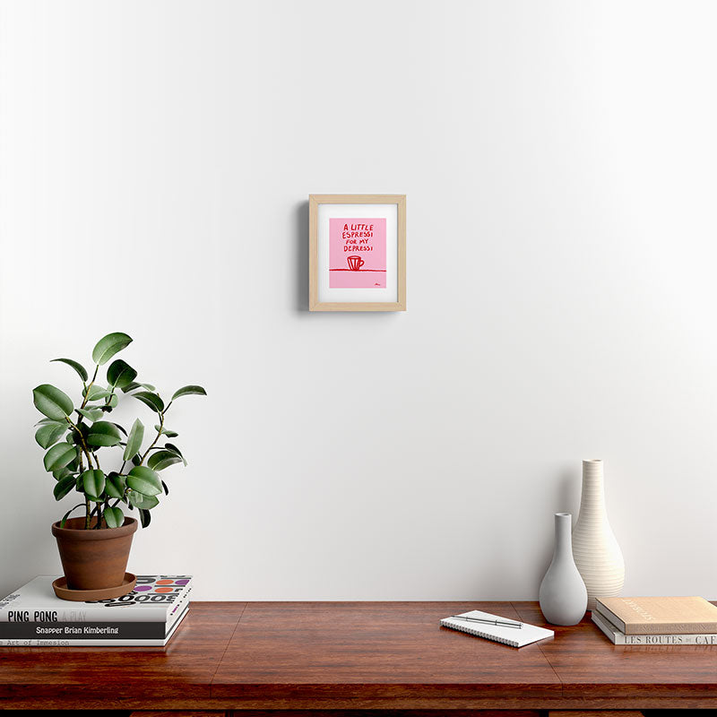 A Little Espressi  Framed Art Print