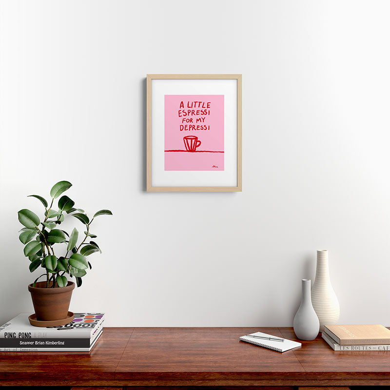 A Little Espressi  Framed Art Print