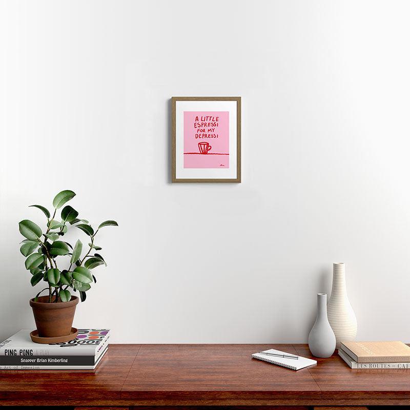 A Little Espressi  Framed Art Print