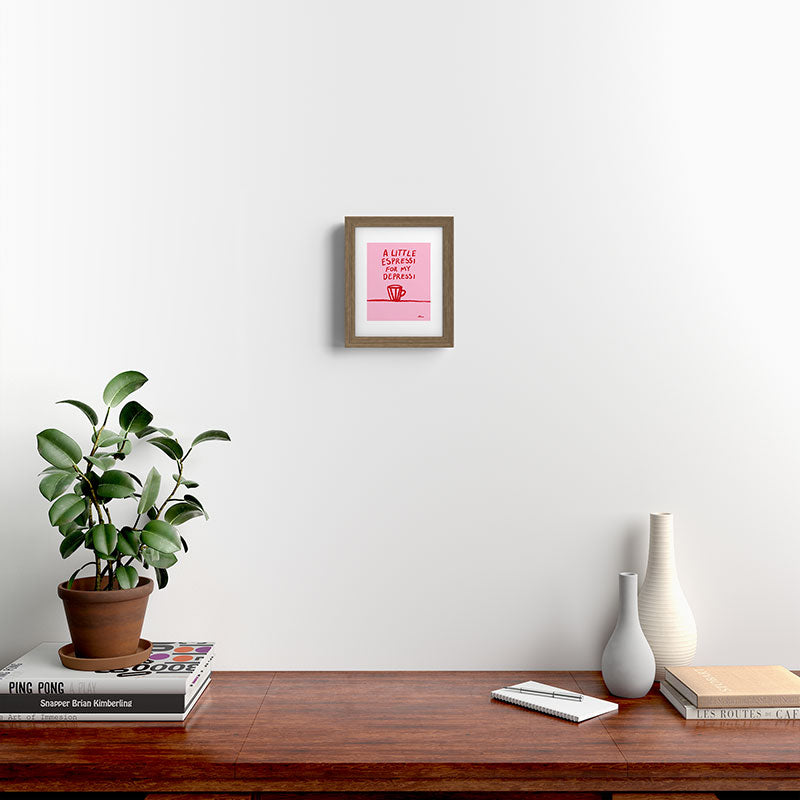 A Little Espressi  Framed Art Print