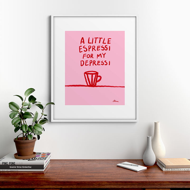 A Little Espressi  Framed Art Print
