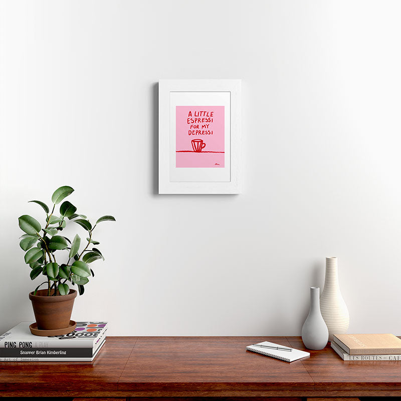A Little Espressi  Framed Art Print