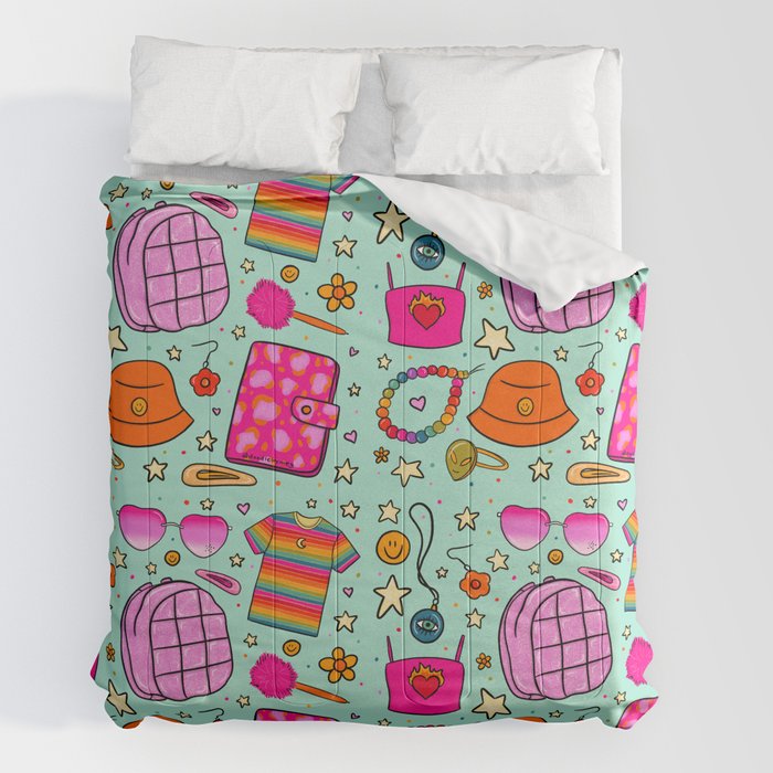 90's Things Print Comforter