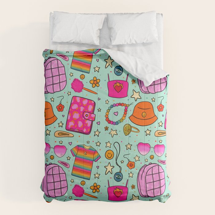 90's Things Print Comforter