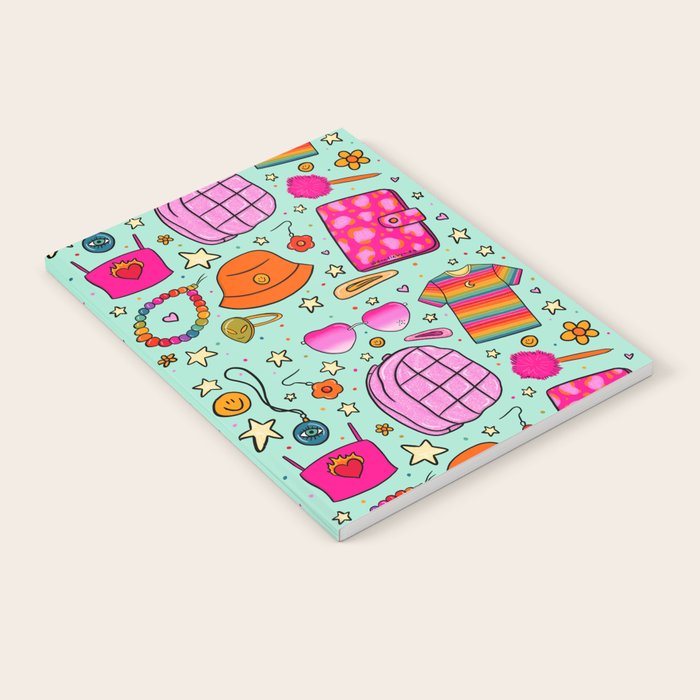 90's Things Print Notebook