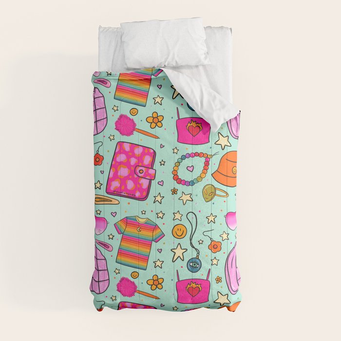 90's Things Print Comforter