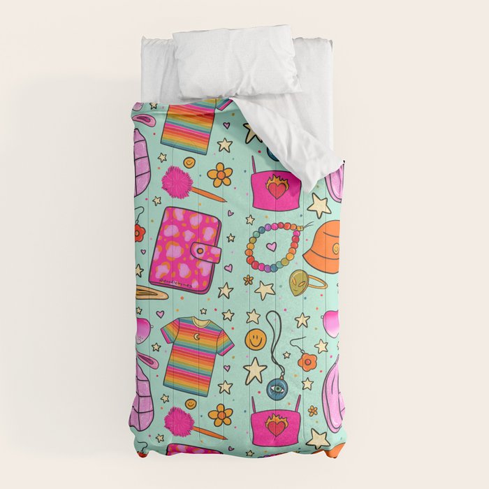 90's Things Print Comforter