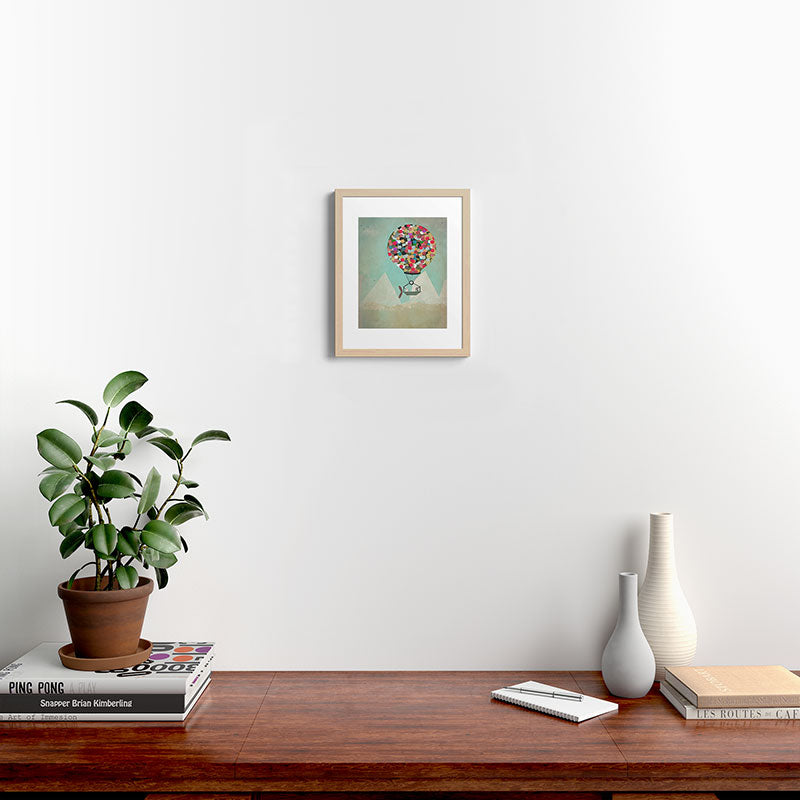 a little adventure Framed Art Print