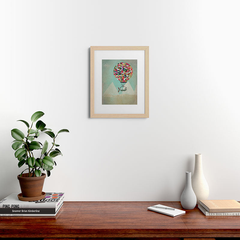 a little adventure Framed Art Print