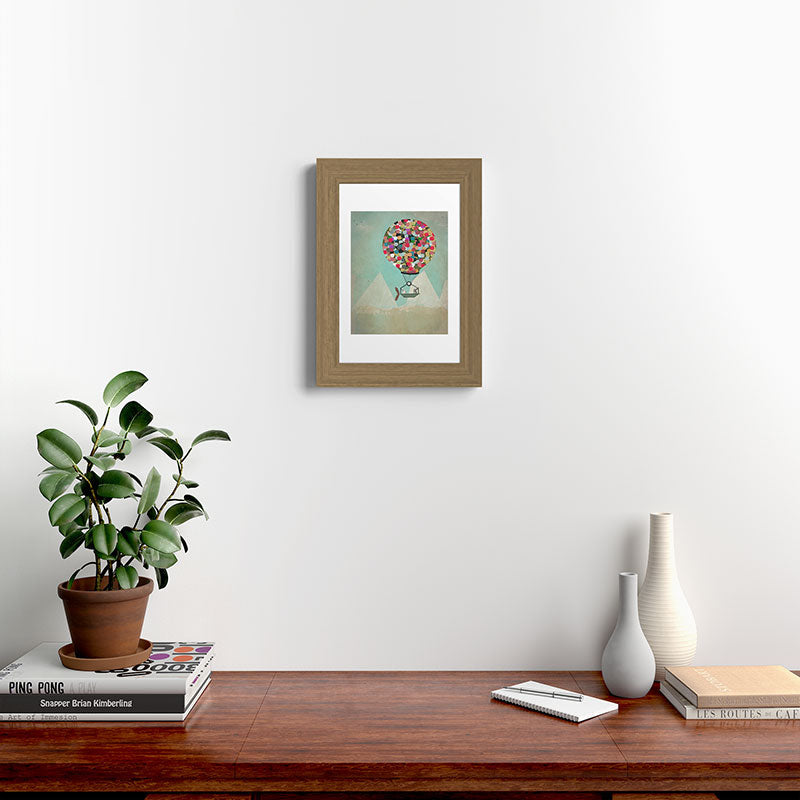 a little adventure Framed Art Print