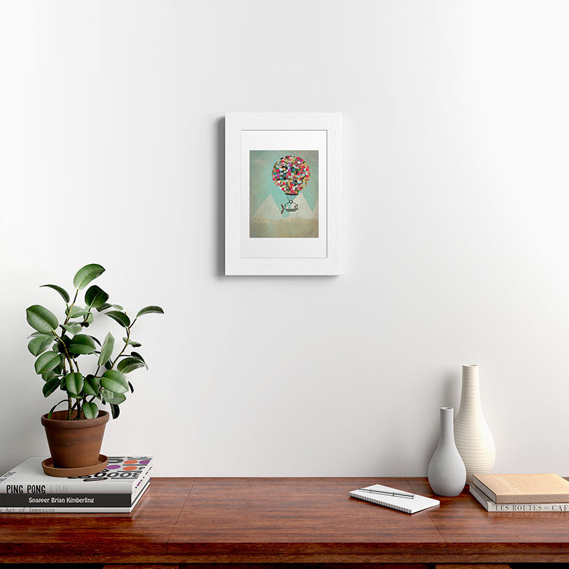 a little adventure Framed Art Print
