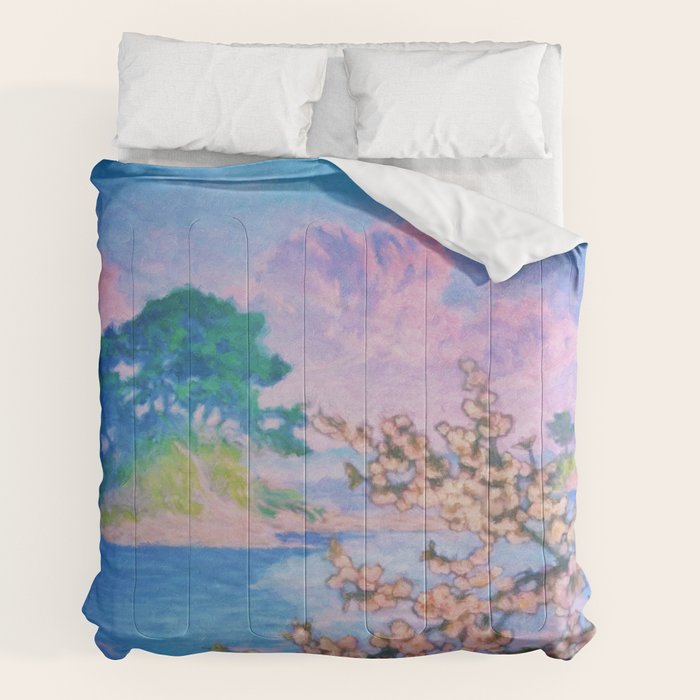 A Closer Look at Kukuyediyo (Series IV of IV) - Nature Landscape Comforter
