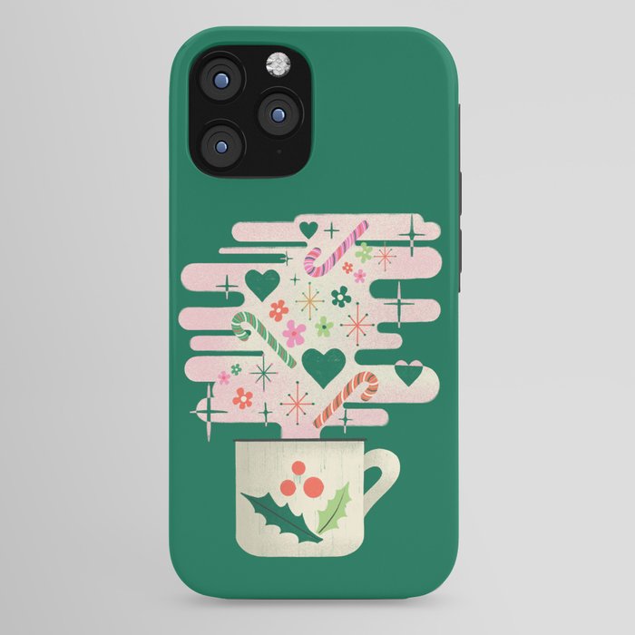 A Cup of Cheer - Warm Wishes Festive Holiday Mug iPhone Case