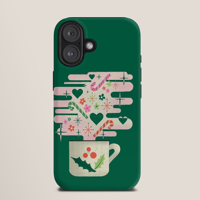 A Cup of Cheer - Warm Wishes Festive Holiday Mug iPhone Case