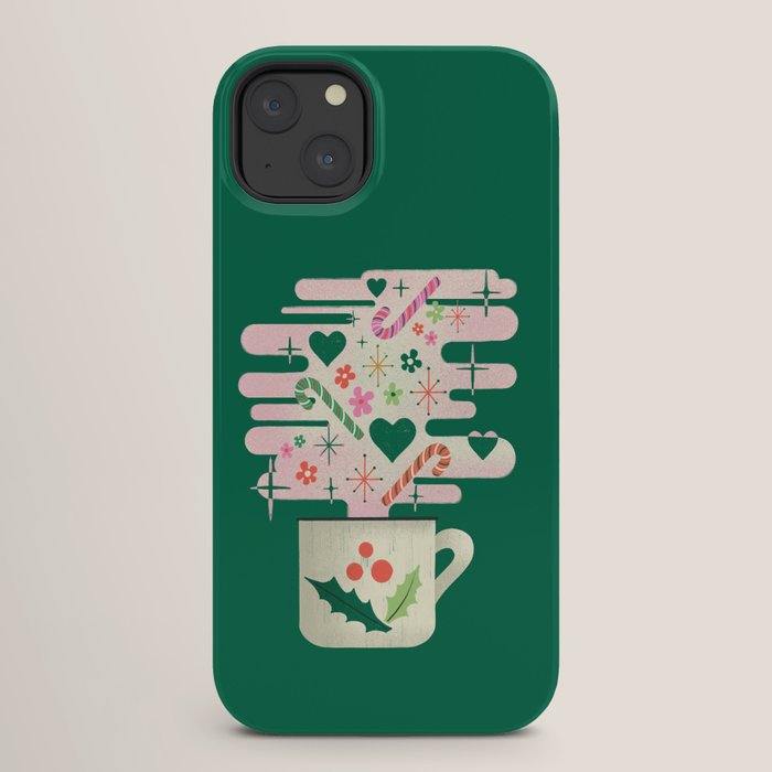 A Cup of Cheer - Warm Wishes Festive Holiday Mug iPhone Case