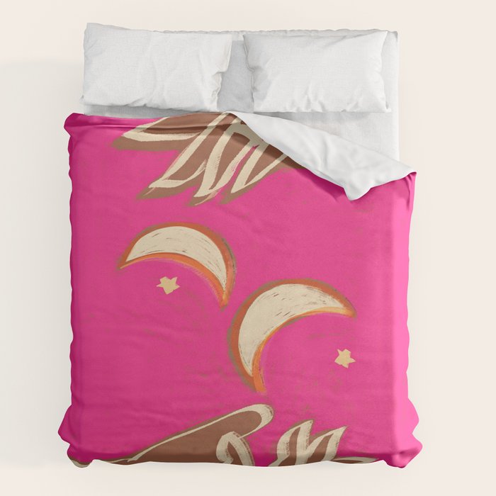 A Couple Of Moons Duvet Cover