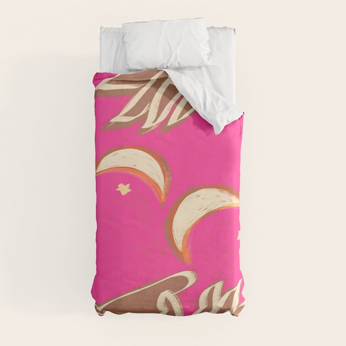 A Couple Of Moons Duvet Cover