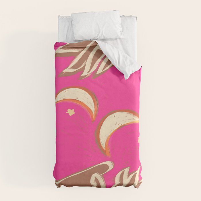 A Couple Of Moons Duvet Cover