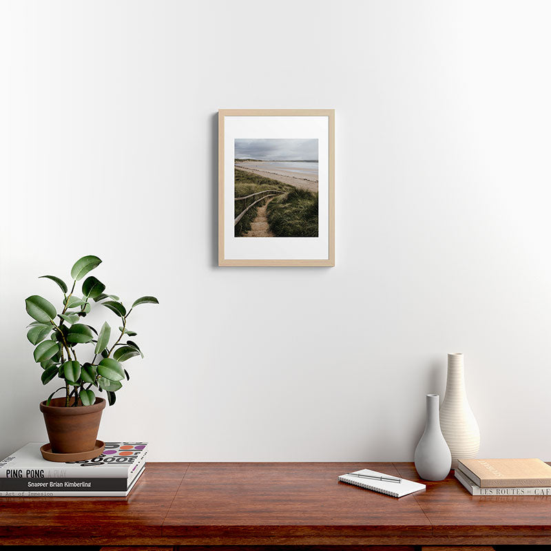 A day at the beach - Landscape and Nature Photography Framed Art Print