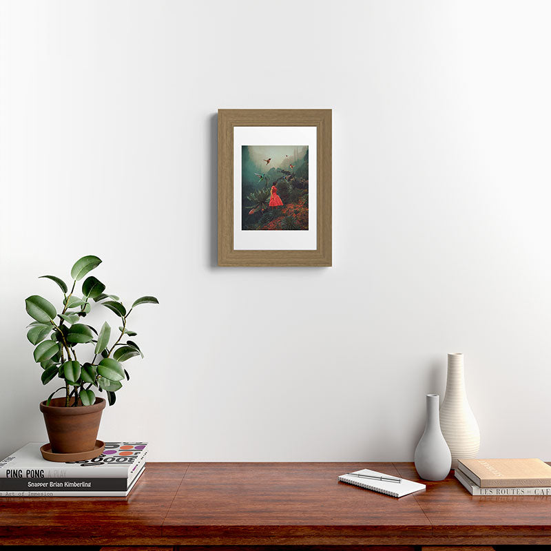 20 Seconds before the Rain Framed Art Print
