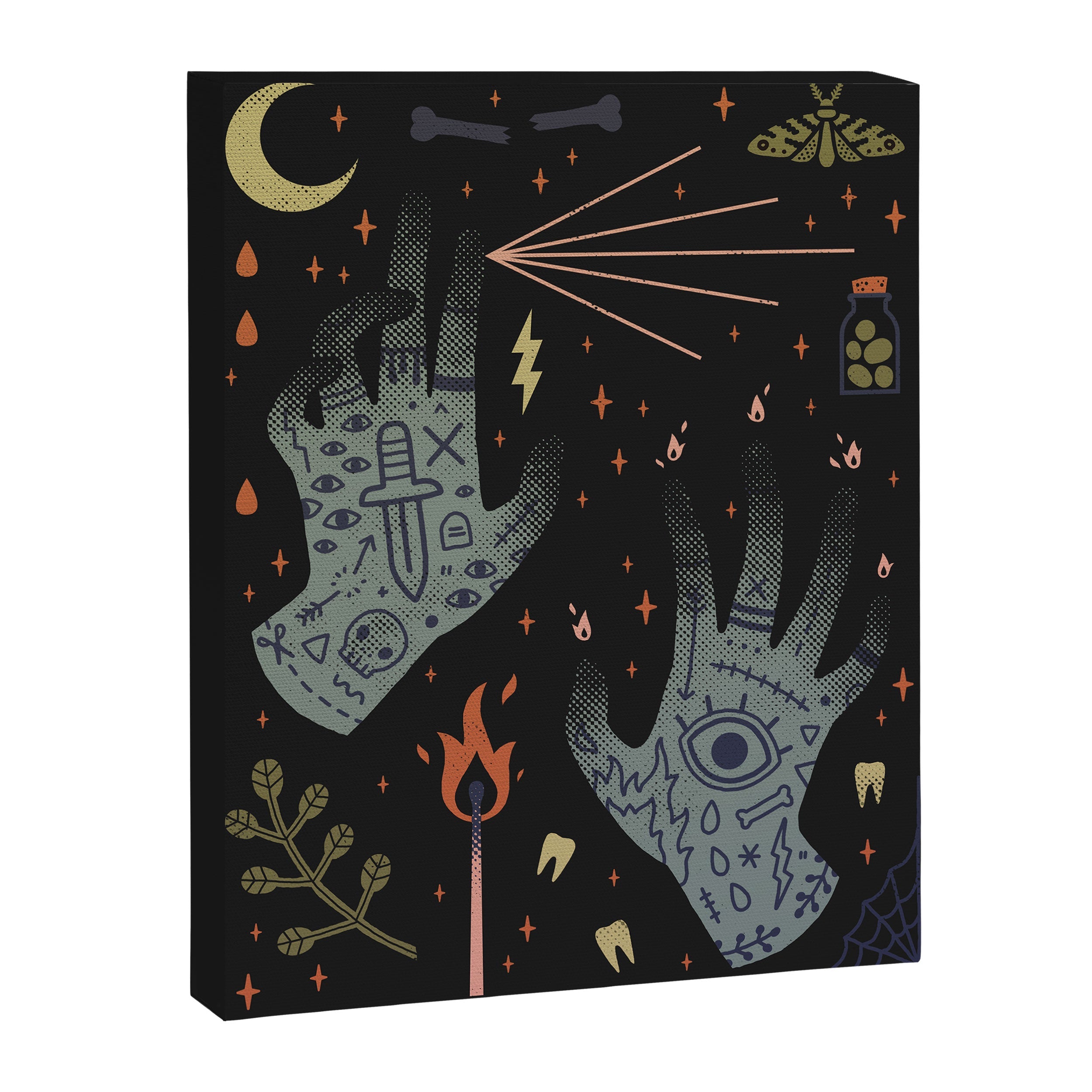 A Curse Upon You! Canvas Print