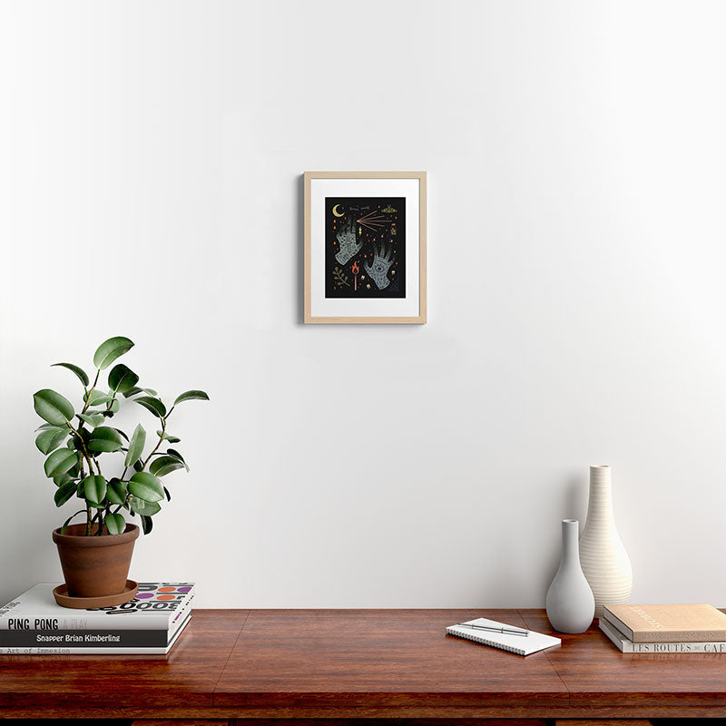 A Curse Upon You! Framed Art Print