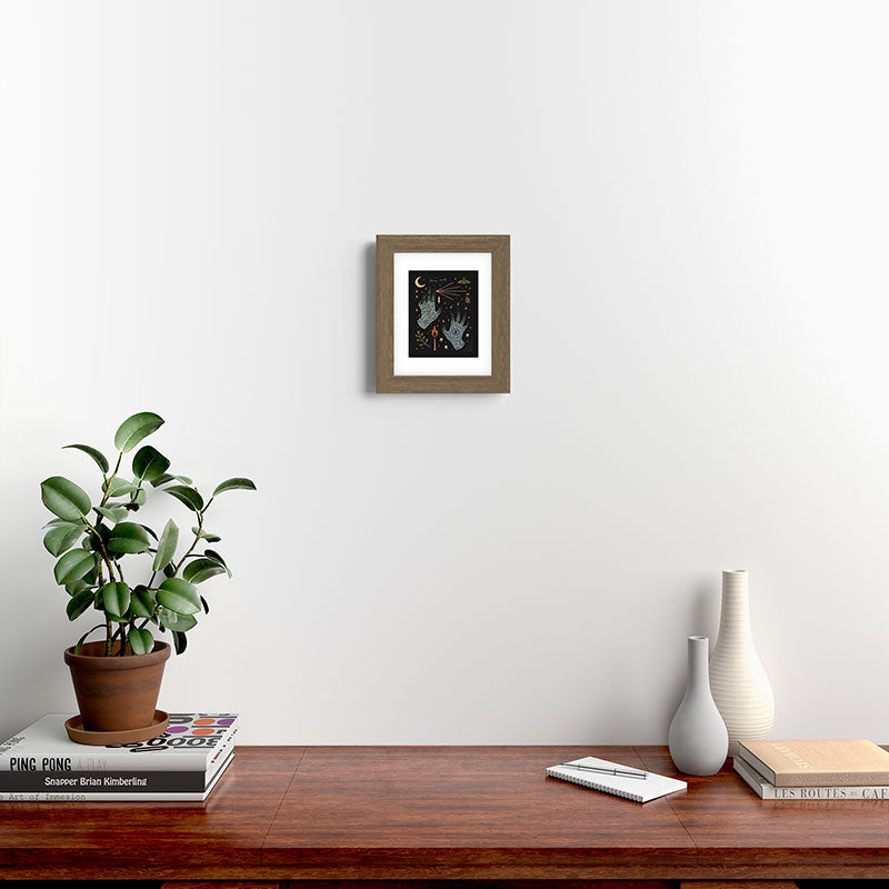 A Curse Upon You! Framed Art Print