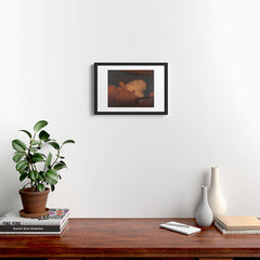 "Cloud Study" by Knud Baade, 1850 Framed Art Print