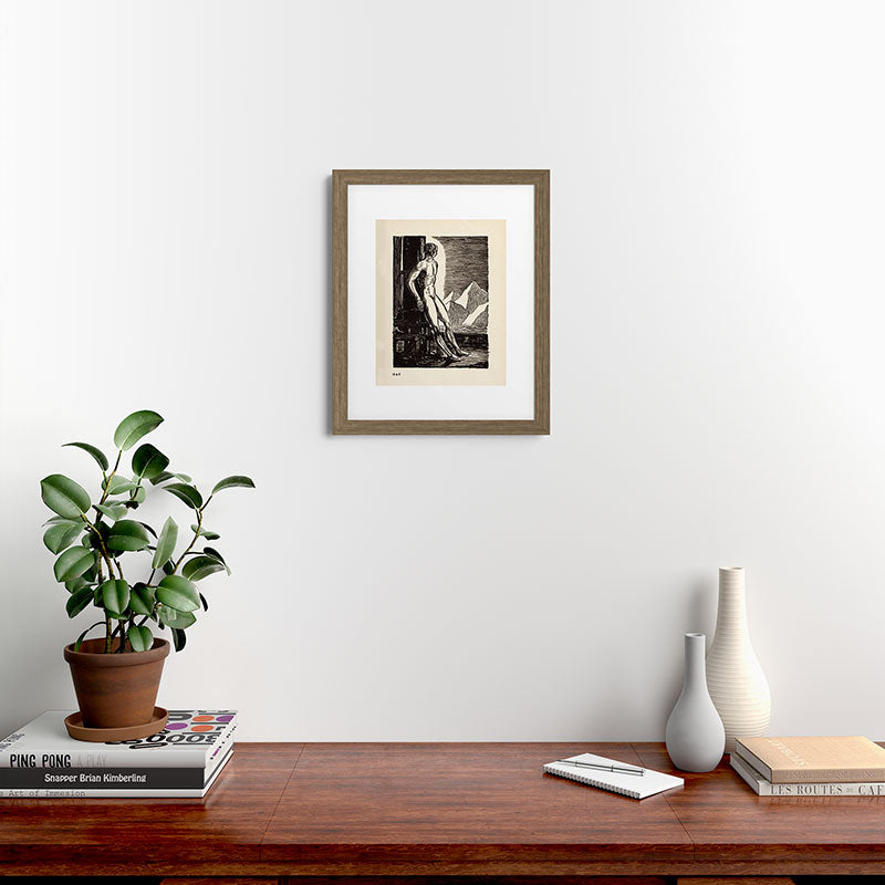 "Day" by Rockwell Kent (1919) Framed Art Print