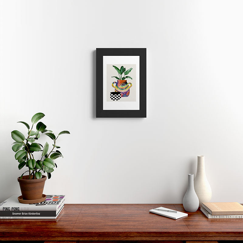 A house plant / Still life Framed Art Print