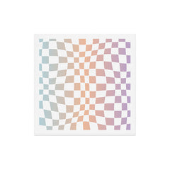 2014 gradient checked warp Art Print
